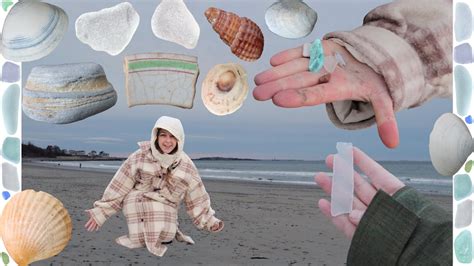 Beachcombing In The Cold Sea Glass Hunting Shelling Coastal New England Beach Glass And