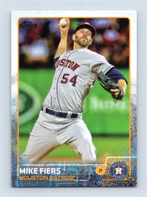 Topps Update Us Mike Fiers Houston Astros Eur Picclick Fr