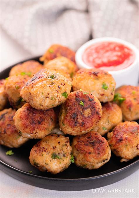 Easy Chicken Meatballs Low Carb Spark