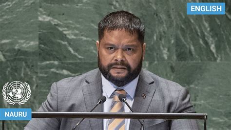 Nauru President Addresses United Nations General Debate Th