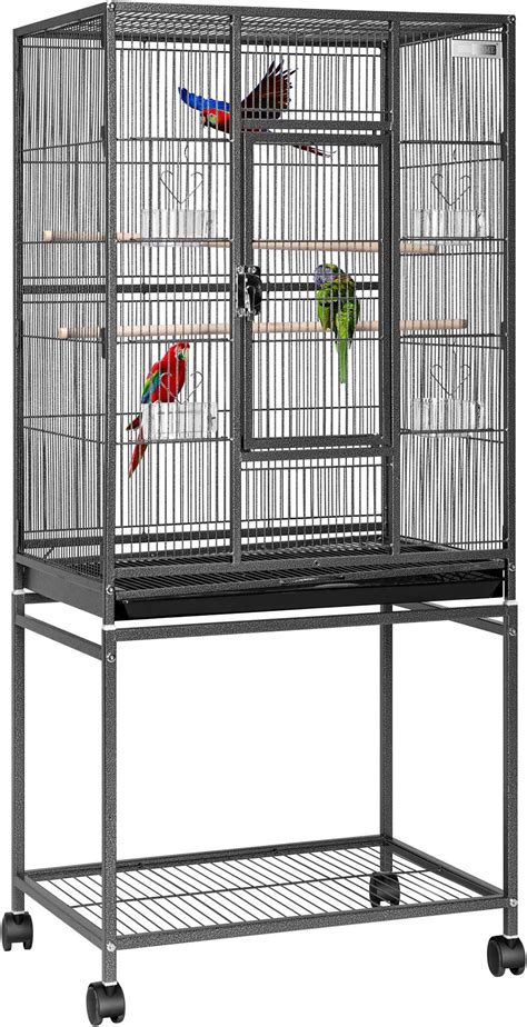 Yaheetech Grande Cage Oiseaux Debout En Fer Forg Pour Calopsittes