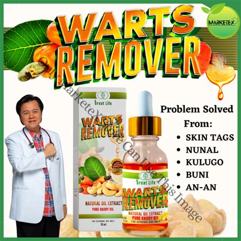 Kasoy Oil Warts Remover Original Mole Remover Effective Skin Tags And