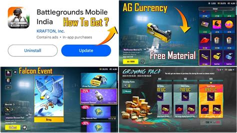 How To Get Bgmi Update In Playstore Ag Currency Mini Material X