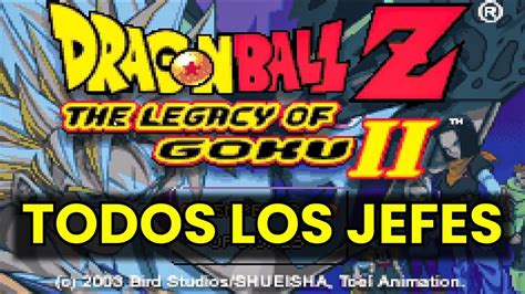 Dragon Ball Legacy Of Goku Gba All Bosses Todos Los Jefes Youtube