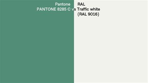 Pantone C Vs Ral Traffic White Ral Side By Side Comparison