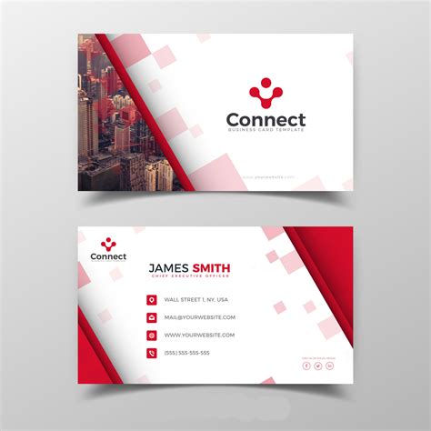 Corporate Company Visiting Card Template | Free Customize Visiting Card