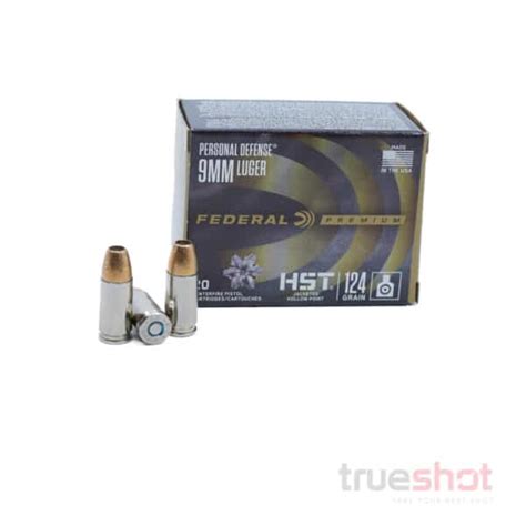 Federal Premium Hst 9mm 124 Grain Jhp