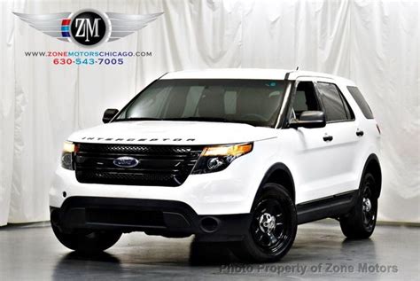 2014 Used Ford Explorer Police Interceptor At Zone Motors Serving Addison Il Iid 19666698