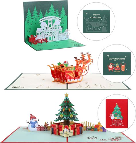 Papercrush Pop Up Karte Weihnachten Weihnachtsmarkt 3D