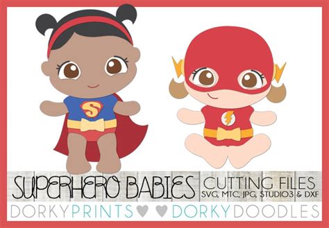 Super Hero Cuttable Files Baby Girl Heroes Svg Mtc Studio 3