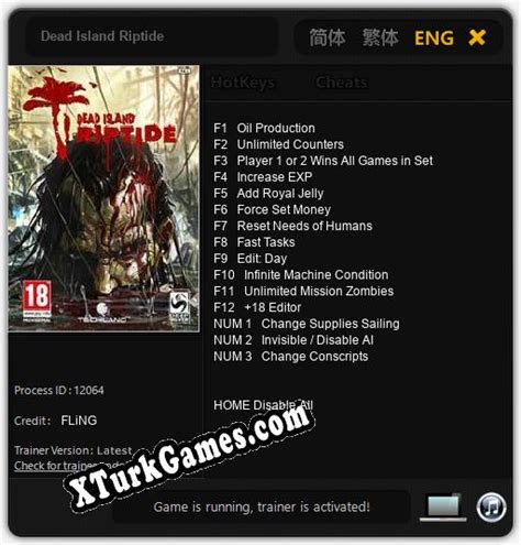 Dead Island Riptide Trainer 15 V1 3 Xturkgames