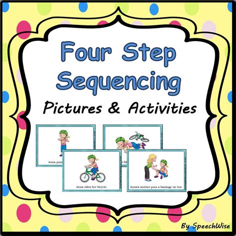 Four Step Sequencing For Speech And Language Therapy And Special