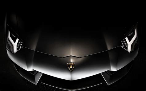 Lamborghini Aventador Black Desktop Wallpapers Wallpaper Cave