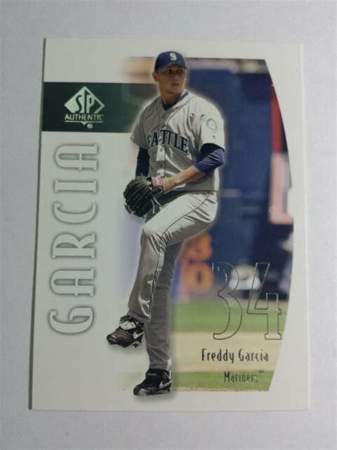 Freddy Garcia Upper Deck Sp Authentic Baseball Card C Ebay