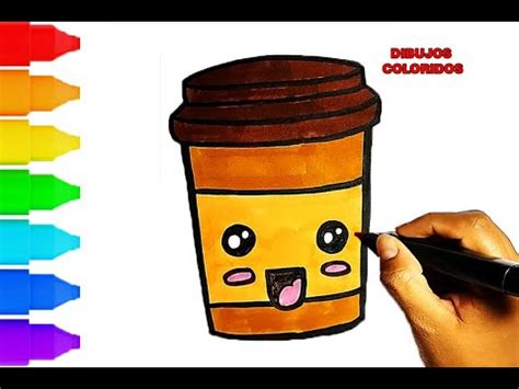 Como Dibujar Un Cafe Kawaii Dibujando Facil Una Tazade Cafe Youtube