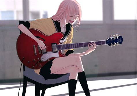 Megurine Luka Last Song Guitar Singing Vocaloid Pinterest Vocaloid