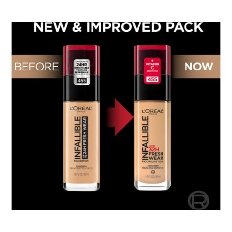 L'Oreal Paris Infallible Foundation 32 Hour Fresh Wear Lightweight 495 ...