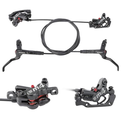 Meroca M Four Piston Hydraulic Disc Brake Set For Road And Mountain