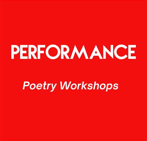 Performance Poetry Workshops Haven For Artists