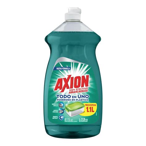 Detergente L Quido Lavatrastes Axion Complete L Justo Mx