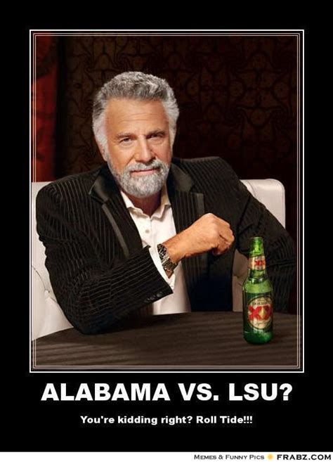 Lsu vs alabama Memes