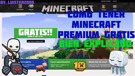 Como Tener Minecraft Premium Gratis Y Cuenta Premium Gratis Ilimitadas