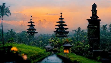 Premium Photo Bali Beautiful Colorful Landscapenature Of Bali Island