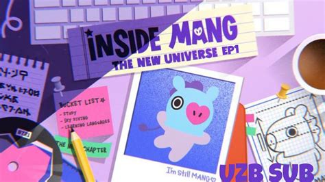 BT21 INSIDE MANG EP 01 UZB SUB YouTube