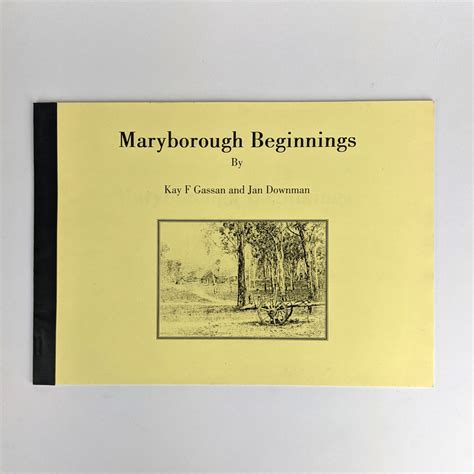 Maryborough Beginnings The Book Merchant Jenkins