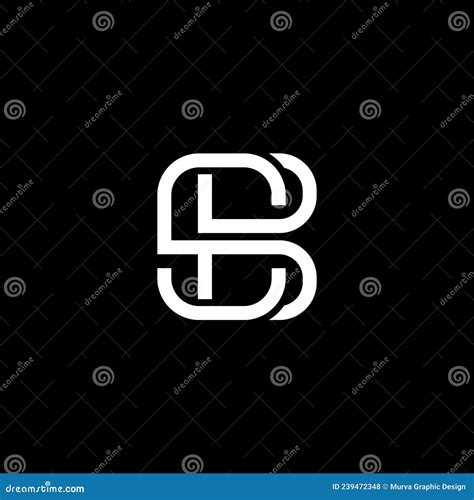 Plantilla De Logotipo De Letra Sb O Bs Vectorial Ilustración del