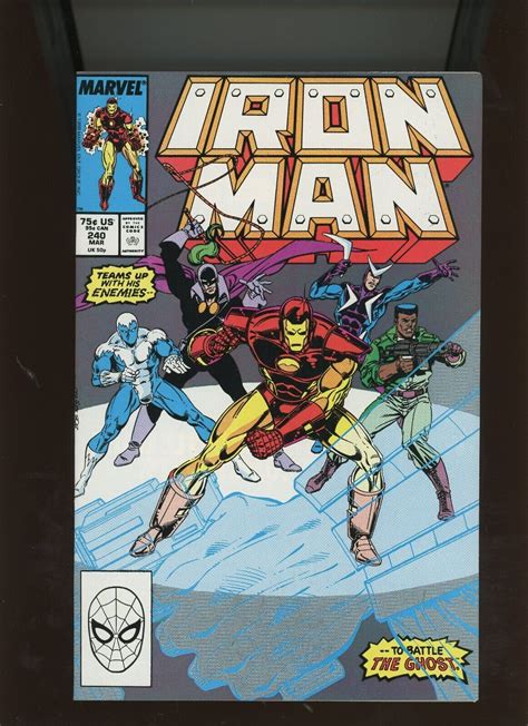 1989 Iron Man 240 Copper Age Ghost Righter 9 2 Ob Comic