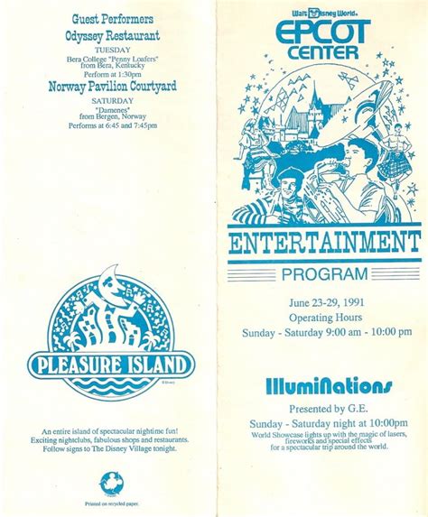 EPCOT Center Tickets & Maps - Disney Tourist Blog