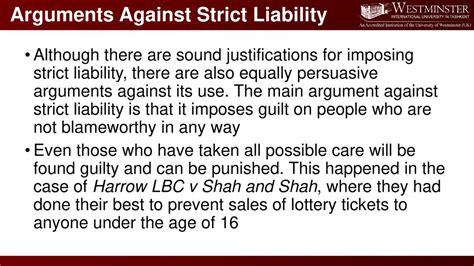 Criminal Law Lecture Strict Liability By Feruza Bobokulova Ppt