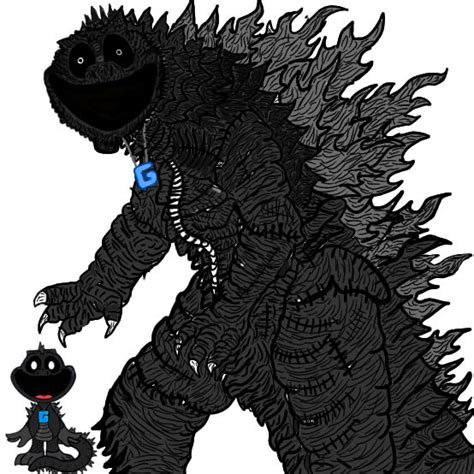 Smiling Critter Godzilla Monster Form In 2024 Godzilla Funny