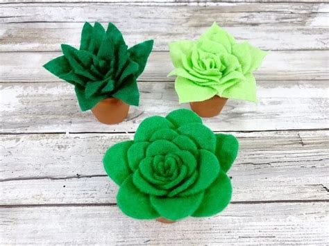 DIY Felt Succulents With Free Patterns | Hometalk