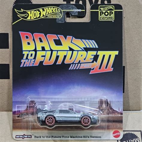 HOT WHEELS PREMIUM BACK TO THE FUTURE TIME MACHINE 60 S VERSION POP CULTURE Shopee Malaysia