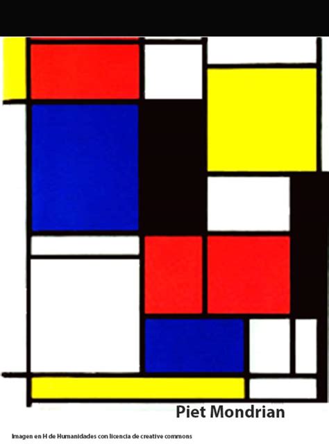 Colores primarios en la obra de Piet Mondrian - Curriculum Nacional ...