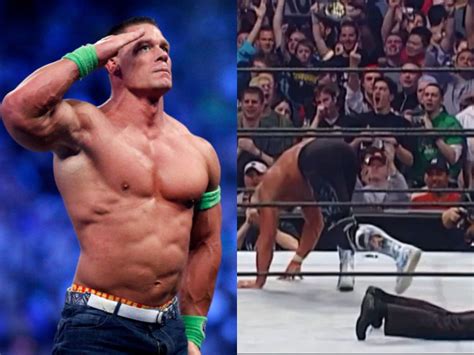 An Iconic Moment In Wwe History John Cena Amazed By Face Off