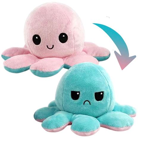 Peluche Pieuvre Reversible Géante La Peluche