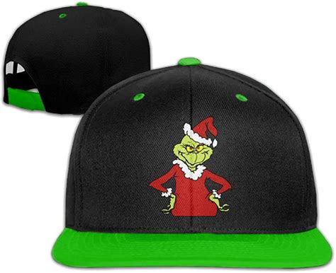 Christmas Grinch Santa Hip Hop Baseball Caps Snapback Mens Womens