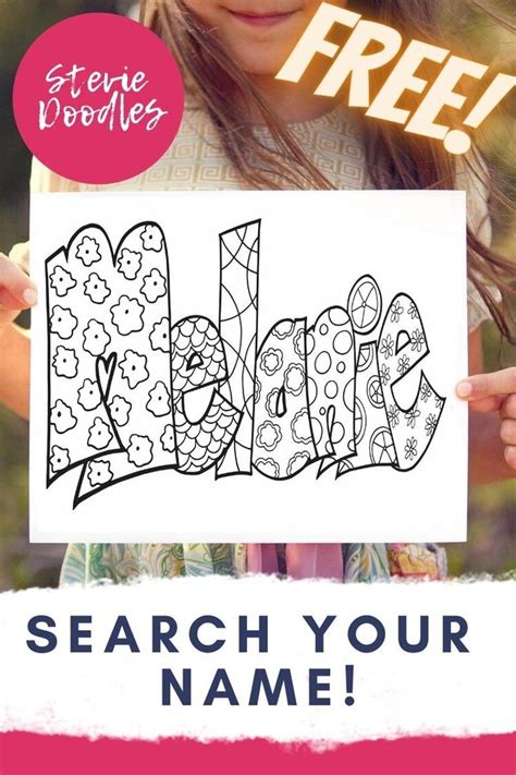 Melanie A Free Printable Coloring Page Stevie Doodles Free