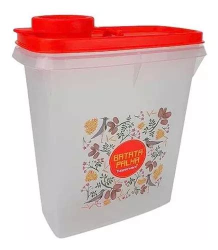 Tupperware Porta Batata Palha Floral MercadoLivre