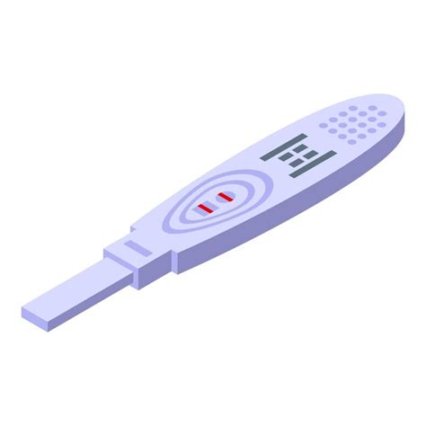 Premium Vector Pregnancy Test Icon Isometric Vector Negative Urine