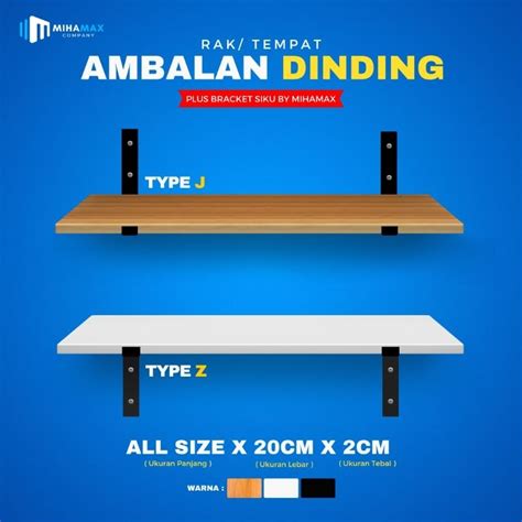 Jual Rak Dinding Papan Ambalan Siku Besi Minimalis Berbagai Ukuran