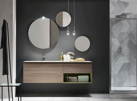 Terra Rubacchiare Se Illuminazione Specchio Bagno Design Malva Notte