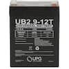 UPG 12 Volt 2 9 Ah F1 Terminal Sealed Lead Acid SLA AGM Rechargeable