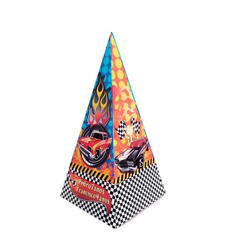 Caixa Pirâmide Básica Personalizadas Hot Wheels Elo