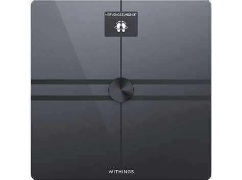 WITHINGS Body Comp Black Körperanalyse Waage MediaMarkt