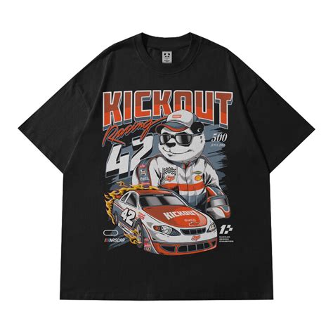 Jual Kickout T Shirt Oversize Nascar Panda Unisex Vintage