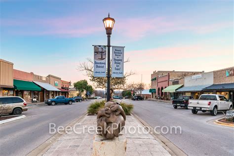 Downtown Marble Falls Texas Dusk